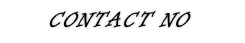 CONTACT NO